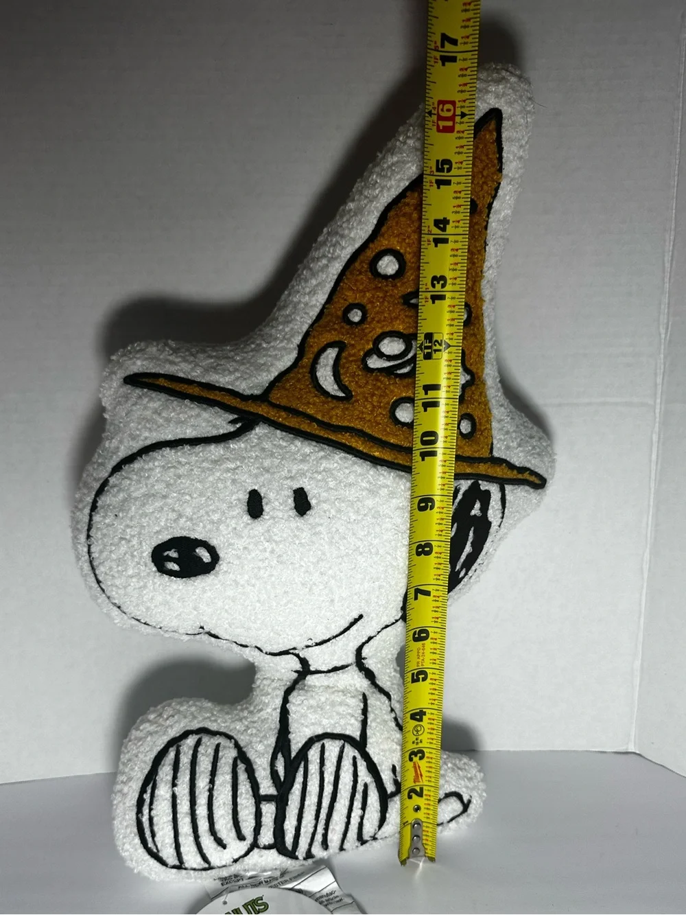Peanuts Snoopy Sherpa Pillow Halloween Wizard Witch NWT
